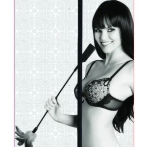 Sportsheets S&M Dual-Ended Feather and Faux Leather Paddle 38cm