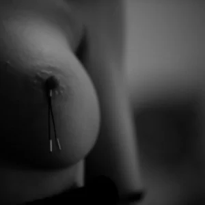 Crave Leather Adjustable Tassels - Stainless Steel, Black, 5cm