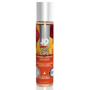 System JO H2O Peachy Lips 30ml - Water-Based Lubricant, Peach Aroma