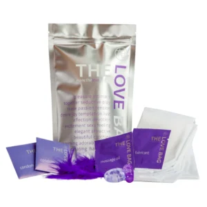 The Love Bag Romantic Essentials Set with Accessories and Massage Oil