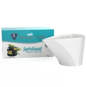 Safe Spiritual Bamboo & Waterlily Massage Candle 100g - Aromatic Wellness