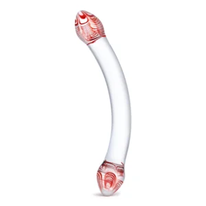 Glas Intimate Glass Model Red Head 25.5cm - Double-Ended, Hypoallergenic
