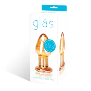 Glas Over Easy - Glass Intimate Plug, 9 cm, Hypoallergenic Material