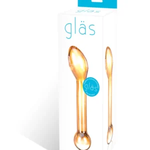 Glas Honey Dripper - Handcrafted Glass Model with Curved Tip, 17 cm