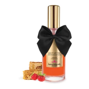 Bijoux Indiscrets Light My Fire Massage Oil Wild Strawberry 100ml