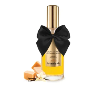 Bijoux Indiscrets Light My Fire Massage Oil Soft Caramel 100ml