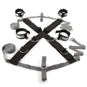 Fifty Shades of Grey Over the Bed Cross Restraint System with Soft Cuffs