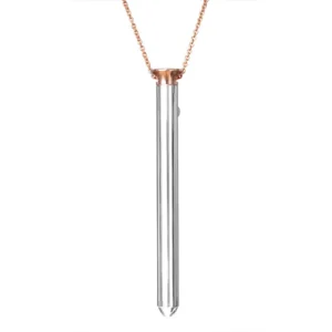 Crave Vesper Rose Gold Necklace - Discreet Stainless Steel Intimate Device