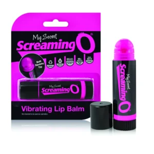 The Screaming O My Secret Vibrating Lip Balm Mini Intimate Device Pink