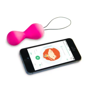 Gvibe Gballs 2 Petal Rose - Smart Kegel Trainer Bluetooth App Pink