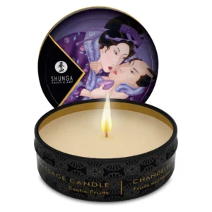 Shunga Massage Candle Exotic Fruits 30ml - Aromatic Massage Oil Candle