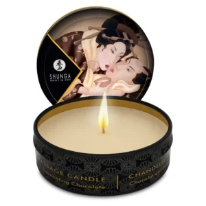 Shunga Chocolate Scented Massage Candle 30ml - Romantic Atmosphere Creator