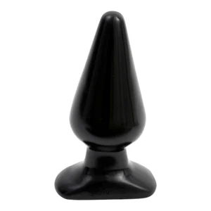 Doc Johnson Classic Large Anal Plug Black 14cm Ergonomic Design