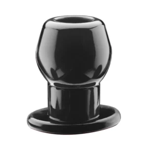 Perfect Fit Tunnel Plug Large Black - Innovative Hollow Design, 7.6 cm