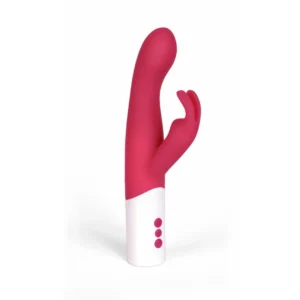 Tickler Ruby Rabbit Intimate Device Magenta Silicone 225mm Dual Motor