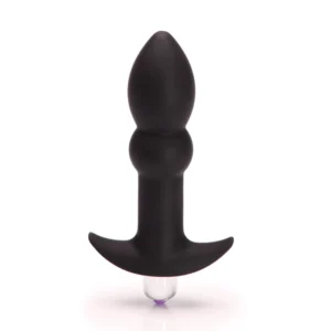Tantus Perfect Butt Plug Plus Black Silicone Vibrating Plug 3 Modes
