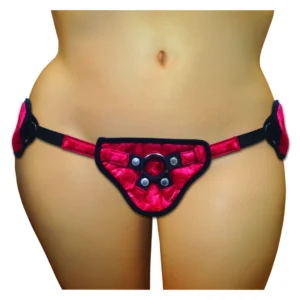 Sportsheets Sunset Lace Corsette Harness Plus Size Adjustable Red