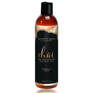Intimate Earth Massage Oil Chai & Vanilla 120ml - Organic Extracts