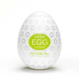 Tenga Egg Clicker Intimate Pleasure Device - Flexible Textured Sleeve