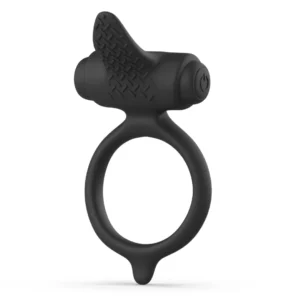B Swish Bcharmed Classic Black - Silicone 5-Function Massaging Ring