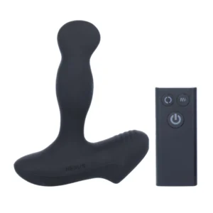 Nexus Revo Slim Intimate Rotating Device, Waterproof, Rechargeable, Black
