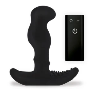 Nexus G-Stroker Black Intimate Massager with Remote, Silicone, 12cm