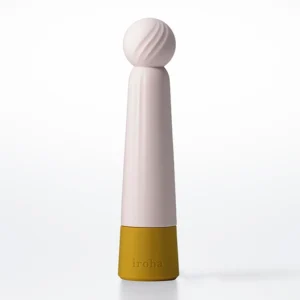 Iroha by Tenga Rin Kogane Intimate Massage Device - Yellow, Waterproof