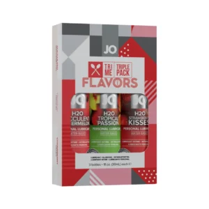 System JO Tri Me Flavors Lubricant Set 3 x 30 ml, Tropical & Fruit Mix