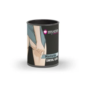 Mystim MasturbaTIN Swirl Girl Intimate Machine, Swirl Texture, White