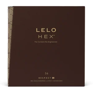 LELO HEX Respect XL 36-Pack - Advanced Large-Size Latex Barrier System