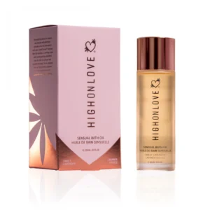HighOnLove Bath Oil Lavender Honeybee 100 ml - Natural Relaxing Formula