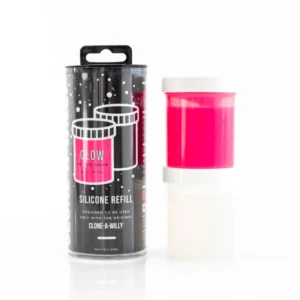 Clone-A-Willy Refill Silicone Glow in the Dark Hot Pink 85g