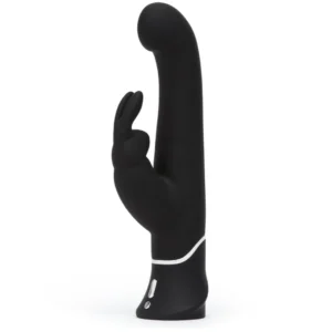 Happy Rabbit G-Spot Stroker Black - Silicone Rechargeable Intimate Machine