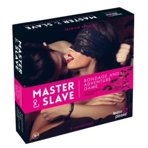 Master & Slave Bondage Game Magenta - Complete Roleplay Set, 24 Cards