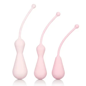 CalExotics Inspire Silicone Weighted Kegel Training Kit Pink 3-Piece