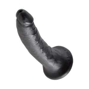 Pipedream King Cock 7 Inch Black - Anatomical Model with Suction Base