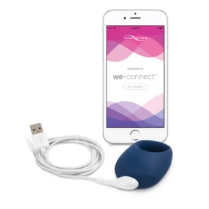 We-Vibe Pivot Vibrating Ring - Flexible Silicone, App Control, Blue