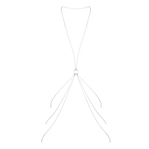 Bijoux Indiscrets Magnifique 8 Silver Body Chain Adjustable Accessory