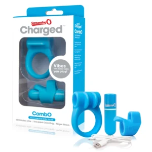 The Screaming O Charged CombO Kit #1 Blue - Multifunction Rechargeable Set
