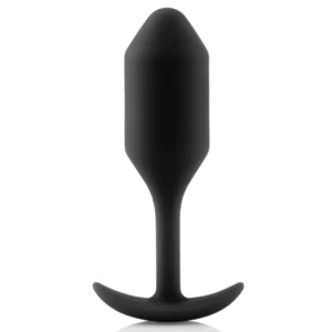 Analinis kaištis b-Vibe Snug Plug (juodas)