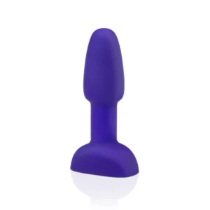 b-Vibe Rimming Petite Plug Purple - Compact Vibrating Silicone Model