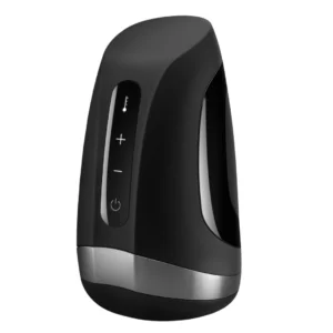 Satisfyer Men Heat Vibration Intimate Device with Warming Function Black