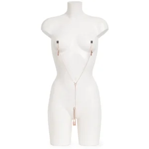 Fifty Shades Freed Adjustable Nipple & Clitoral Chain with Silicone Tips