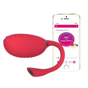 Magic Motion Fugu Red - Compact App-Controlled Intimate Device