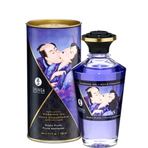 Shunga Aphrodisiac Warming Oil Exotic Fruits 100ml Flavored Formula