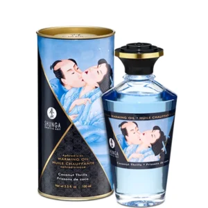 Shunga Aphrodisiac Warming Oil Coconut 100ml - Edible Sensual Formula