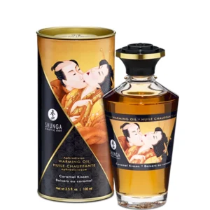 Shunga Aphrodisiac Warming Oil Caramel Kisses 100ml Edible Formula