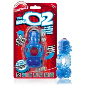 The Screaming O Big O 2 Blue Dual Motor Intimate Ring
