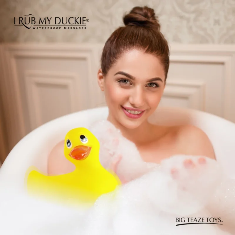 Big Teaze Toys I Rub My Duckie 2.0 Classic Yellow Massaging Device