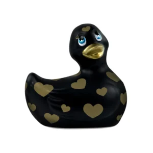 Big Teaze Toys I Rub My Duckie 2.0 Black & Gold Intimate Massager